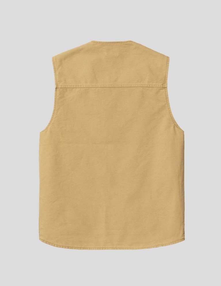 Chaqueta CARHARTT WIP arbor vest bourbon/aged canvas
